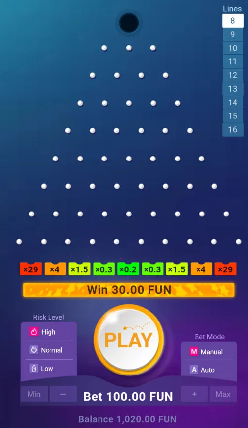 Pr&eacute;sentation du jeu Plinko &mdash; Ce qu'il faut savoir